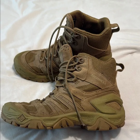 Merrell Strongfield 6in Waterproof Tactical Boots Size 9 - Picture 4 of 8